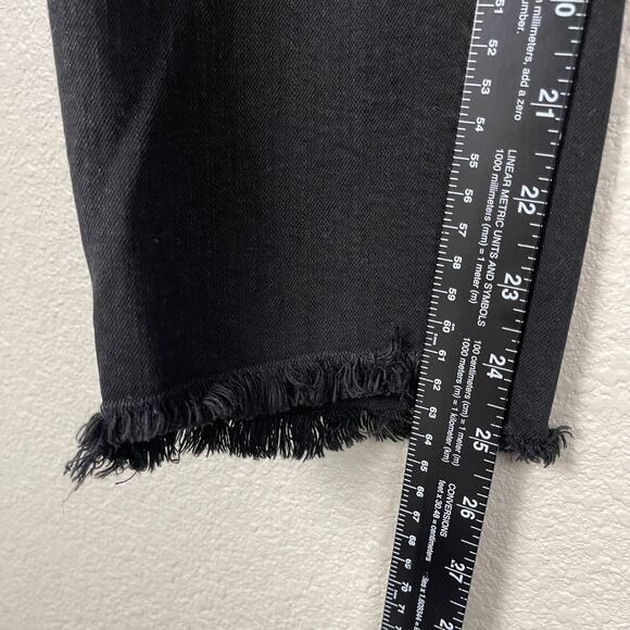 Agolde Sophie High Rise Skinny Crop Jeans Harlow Destructed Size 32 Grunge Emo - Picture 14 of 16